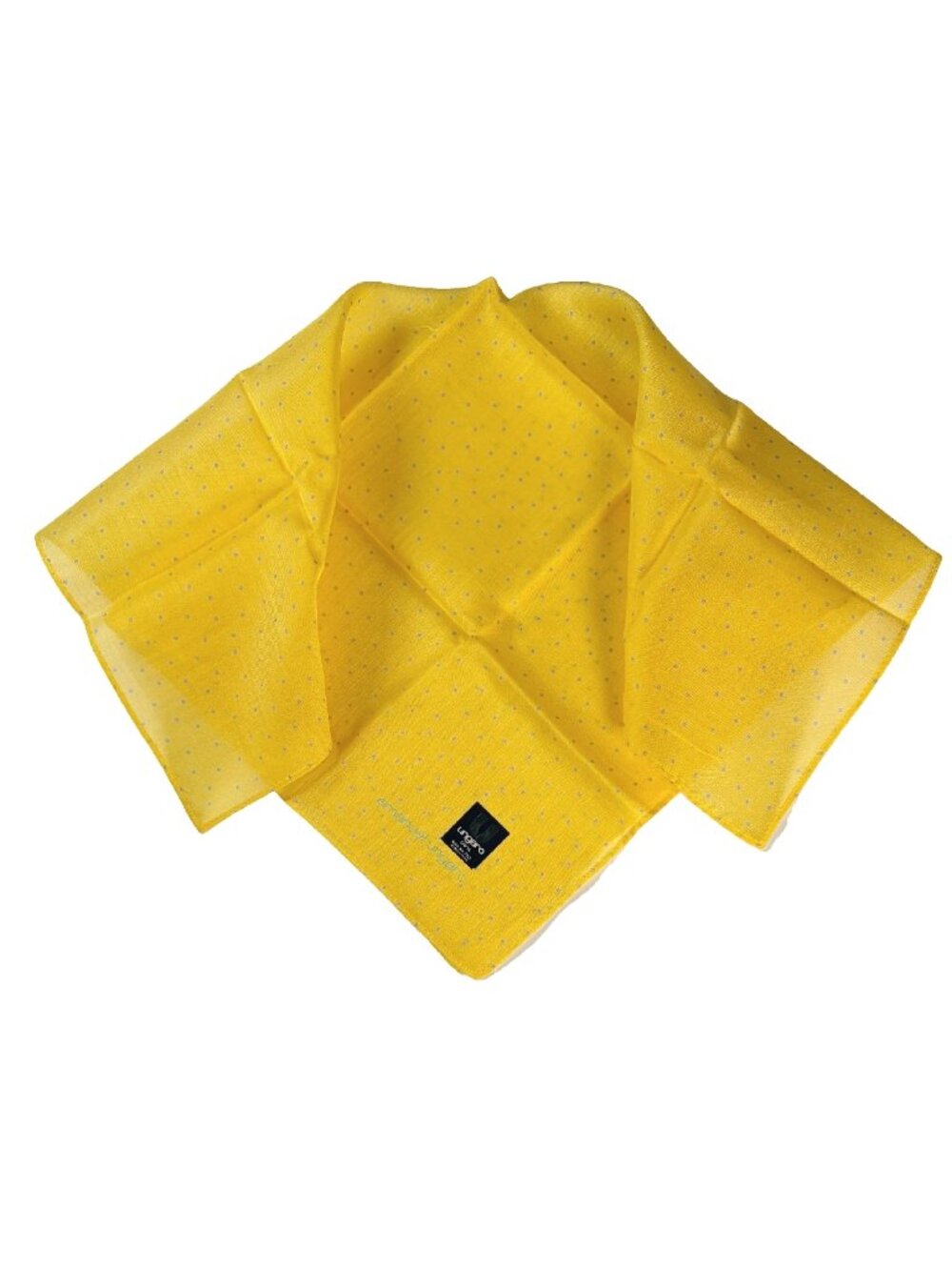 NWT Vintage Emanuel Ungaro Cotton Polka Dot Scarf 16"